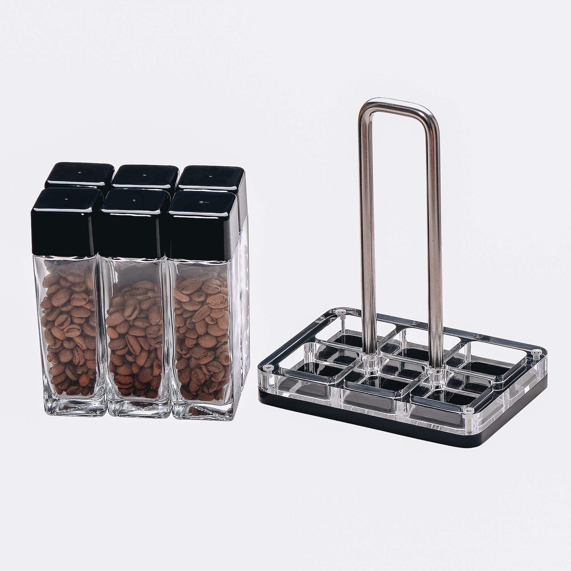 Normcore Coffee Bean Cellars with Stand - Glass Tubes - Image 3