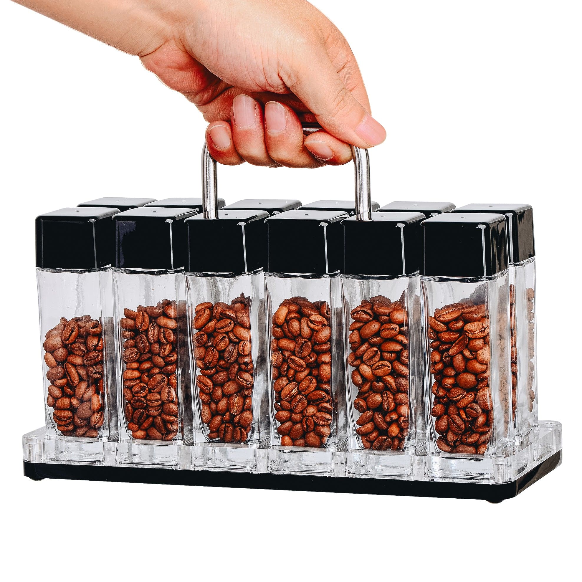Normcore Coffee Bean Cellars with Stand - Glass Tubes - Image 6