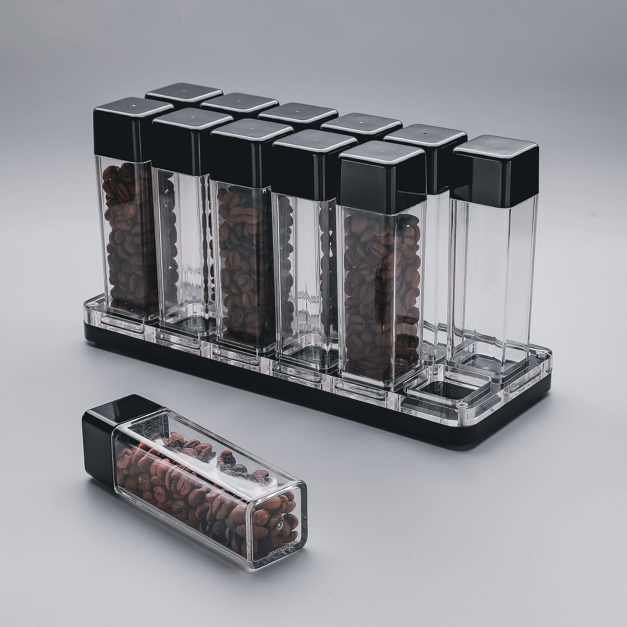 Normcore Coffee Bean Cellar Set – Single-Dose Storage with Stand - Image 10