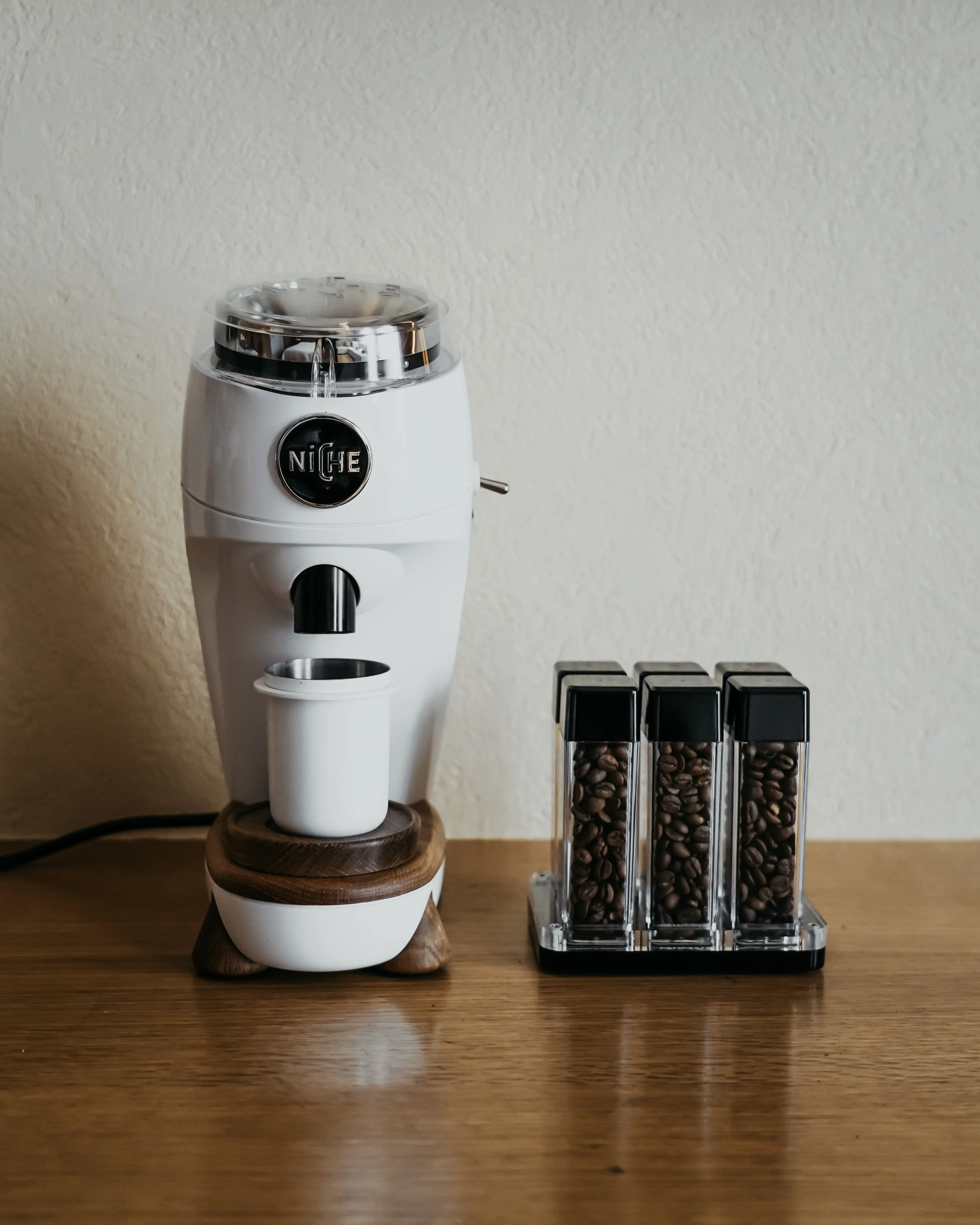 Normcore Coffee Bean Cellar Set – Single-Dose Storage with Stand - Image 6