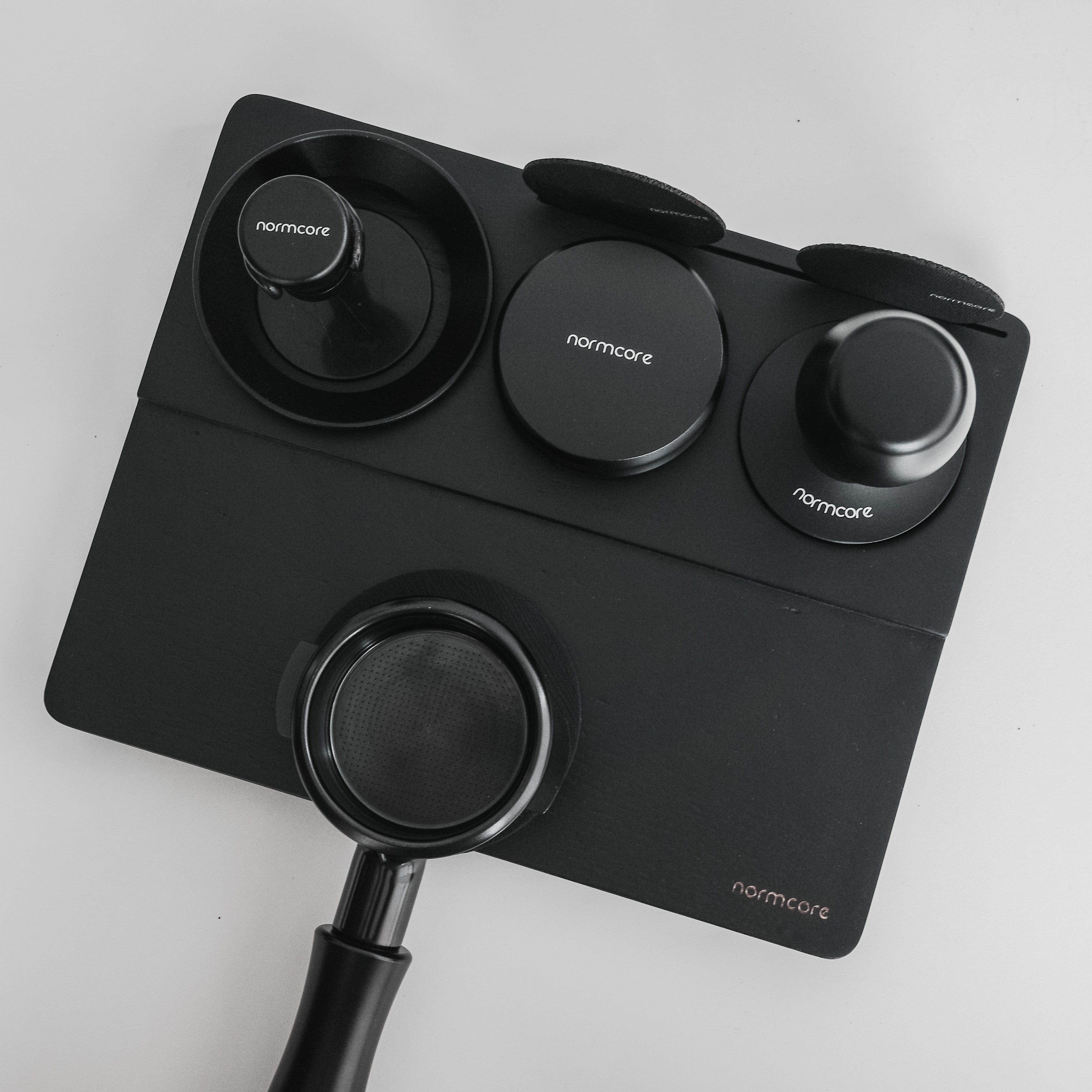 Normcore Wooden Espresso Tamping Station - Walnut / Oak - Image 14