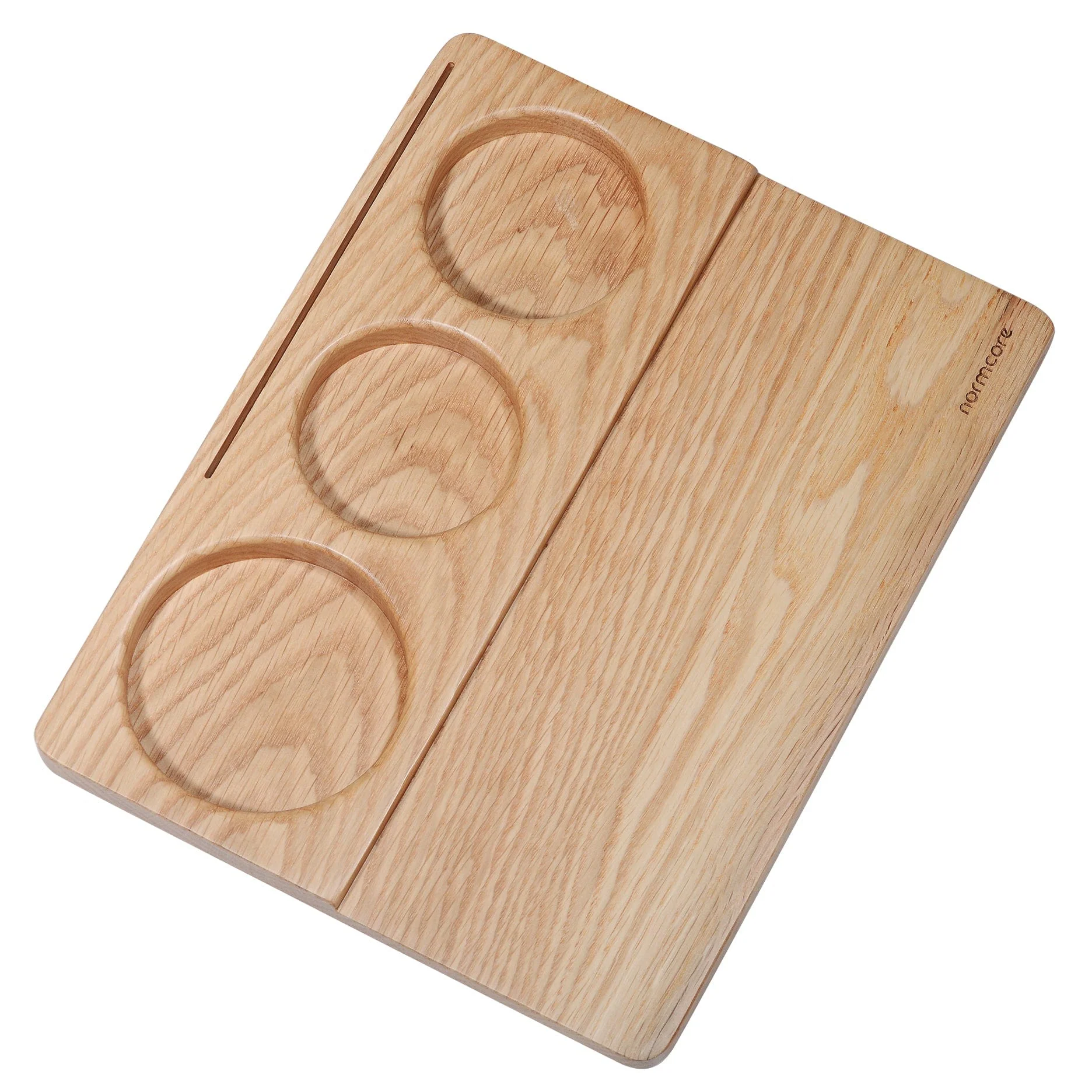 Normcore Wooden Espresso Tamping Station - Walnut / Oak - Image 8
